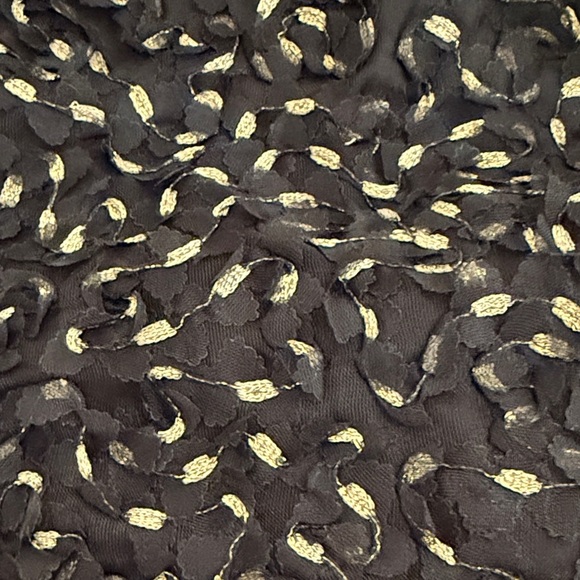 Badgley Mischka Black and Gold Kids Jacket - Picture 3 of 4